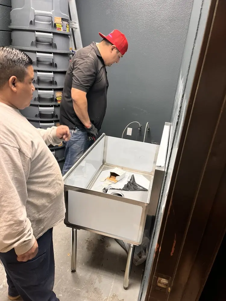 Commercial plumbing and sink installation in Rolling Ridge